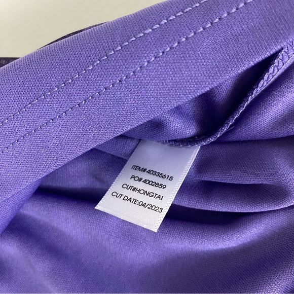 Torrid Betsey Johnson Flare Pants Plus Size 3X Purple Roses Graphic Print Flowy - Picture 5 of 12